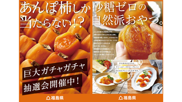 伊達のあんぽ柿の日「あんぽ柿巨大ガチャ抽選会」開催　福島県