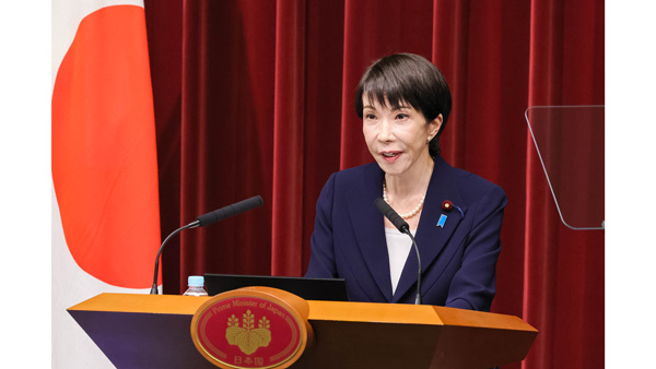 記者会見に臨む高市早苗首相、2026年1月19日（首相官邸ホームページより）