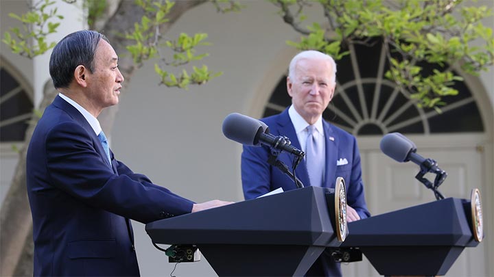 日米共同記者会見（写真：首相官邸）