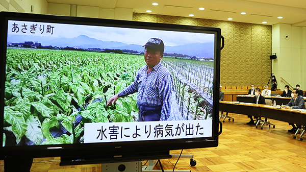 経験ない浸水被害　営農意欲支援を－被災農家が訴え