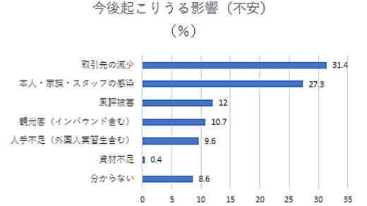 今後の影響（不安）