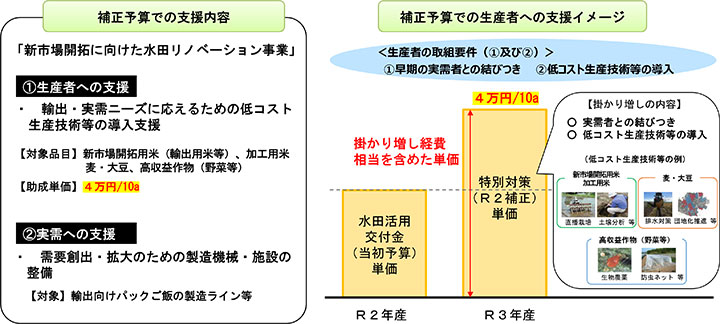 米の作付け転換へ　10ａ４万円の特別対策－農水省