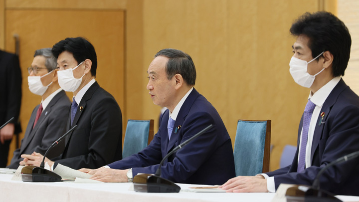 発言する菅総理（写真：首相官邸）