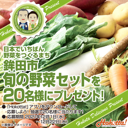 農業産出額「野菜部門」で全国一位　茨城県鉾田市が「旬の野菜セット」プレゼント