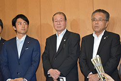経済事業改革の重要性を共有－ＪＡグループと小泉氏
