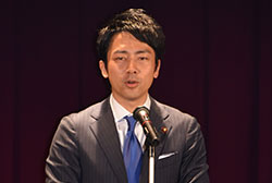 小泉進次郎氏が激励 J-PAO