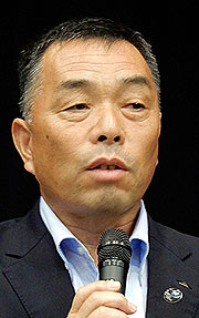会長に選ばれた八木岡努・ＪＡ水戸組合長