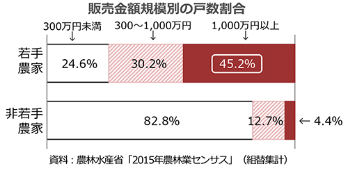 販売金額規模別の戸数割合