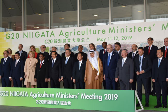女性、若者、小規模農家にも農業新技術を－Ｇ20新潟農業大臣宣言