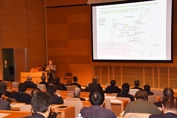 東京農工大学の澁澤誉教授が基調講演を行った