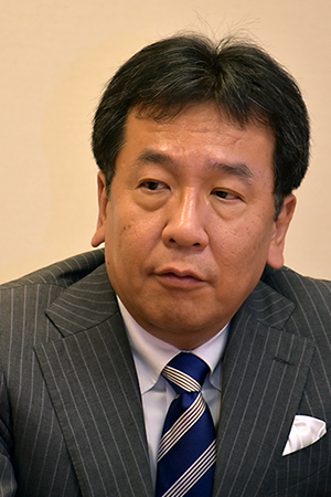 立憲民主党代表 枝野幸男衆議院議員