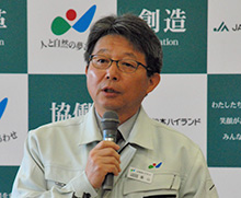 ＪＡ松本ハイランド・高山専務