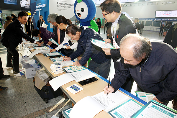 イベント会場でも（写真＝韓国農民新聞提供）