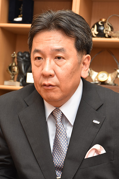 立憲民主党・枝野幸男代表