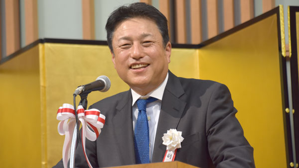 的場稔 副会長（シンジェンタジャパン代表取締役会長）