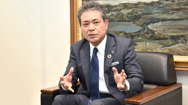 日本農薬　岩田浩幸社長