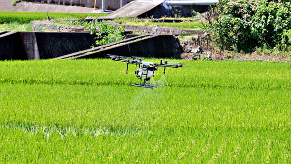 ドローンによる農薬散布