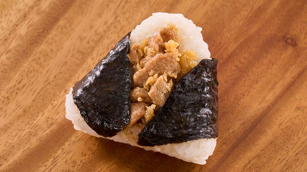 豚丼風おにぎり（道東産山わさび入り）