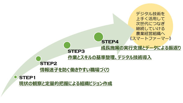 農業経営体のチーム経営力強化の進め方