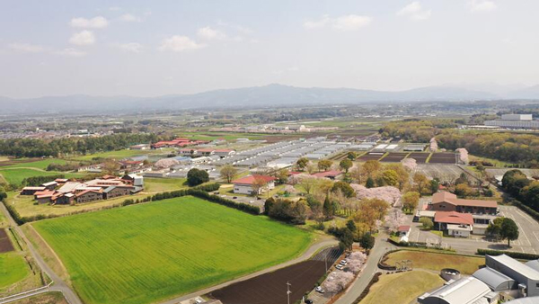 熊本県の広大な土地をキャンパスにもつ熊本県立農業大学校
