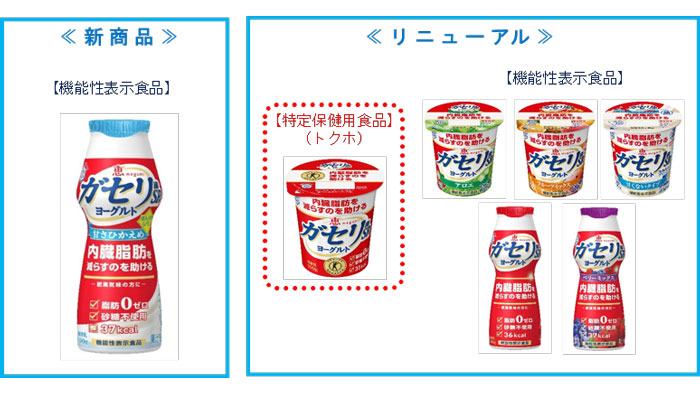 「恵 megumi ガセリ菌SP株ヨーグルト」に甘さひかえめドリンク新発売　雪印メグミルク