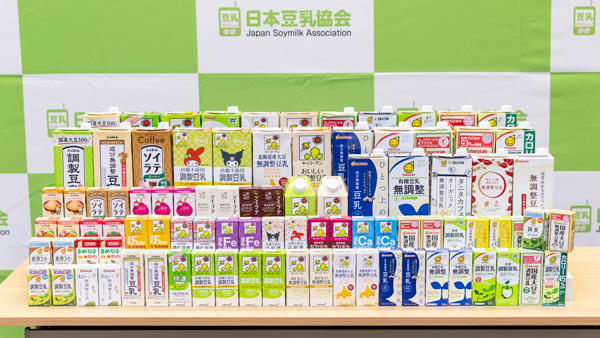 各社の豆乳製品