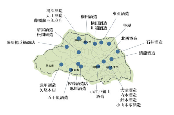 埼玉県の酒蔵