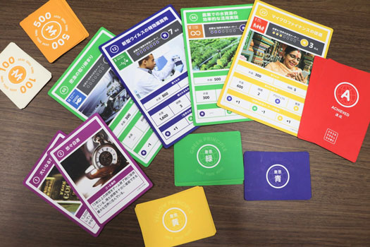 高崎・寺尾中学校で特別授業　カードゲームから考える持続可能な未来の作り方　パルシステム群馬