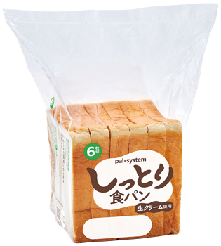 「しっとり食パン（生クリーム使用）」（1斤6枚）