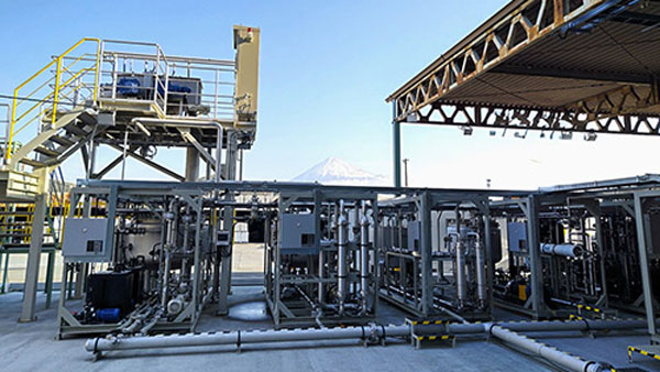 レンゴーグループの第二世代バイオエタノール実験用プラント