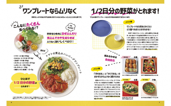 『1日に必要な量の半分の野菜がとれる かんたんワンプレートごはん』発売　新星出版社