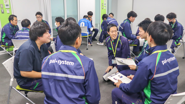 エントリーした職員同士がスキルを共有