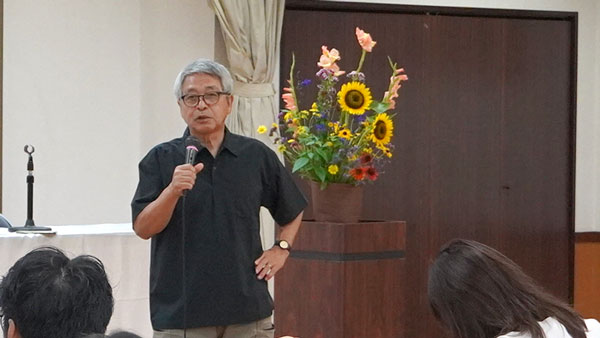小田原での交流発展への期待を語る山本伸司パルシステム連合会元理事長