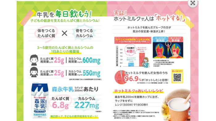 首都圏3万人の子どもに牛乳を無償提供　森永乳業