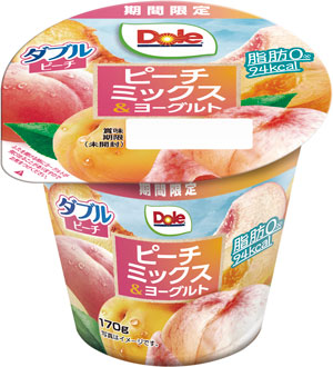 新発売の「Dole®ピーチミックス＆ヨーグルト」