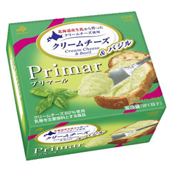 新商品の「Primarクリームチーズ＆バジル」