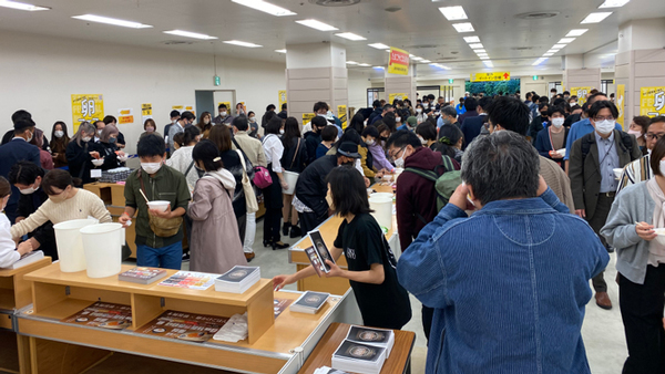 昨年の食べ放題ブースの様子