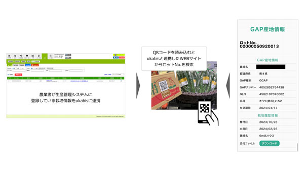 「GAP産地API」開発　データ連携基盤を活用し生産管理システムから情報をアップロード