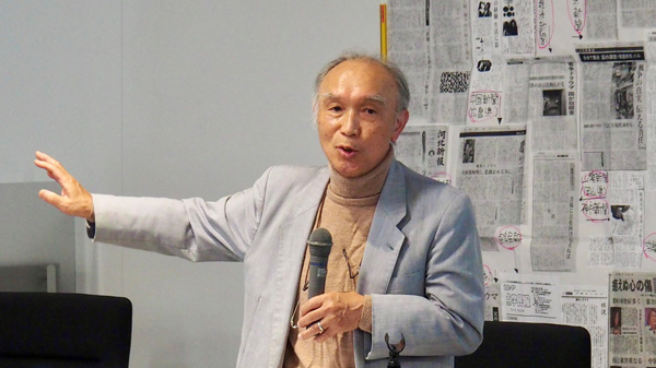 PTSDの日本兵家族会・寄り添う市民の会代表の黒井さん