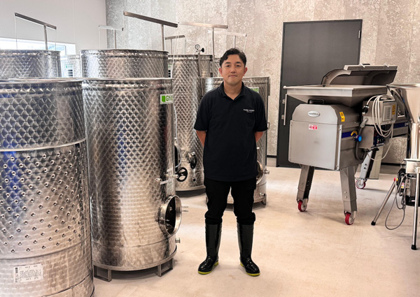 千葉ワイナリーの自社醸造所