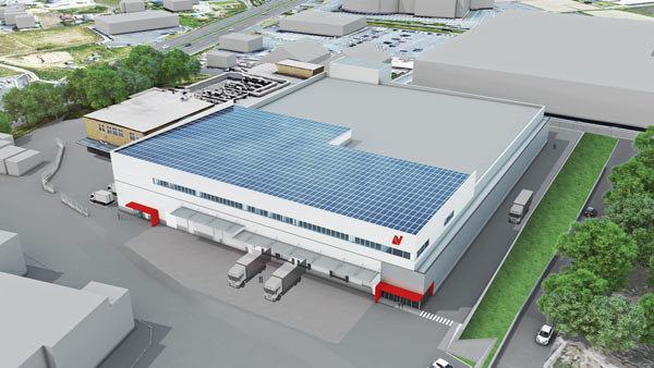 新工場の完成想定図