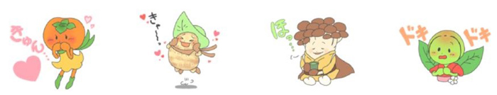 LINEスタンプ「みらいエナジー」第二弾のキャラクター