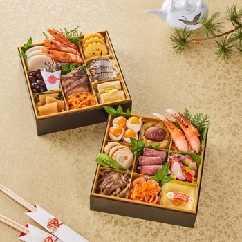 自然派Style二段重おせち（2～3人前）・25品目・冷凍