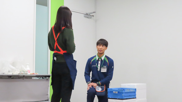 3分間ロールプレイングで応対力を審査