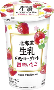 「北海道生乳のむヨーグルト国産いちご」