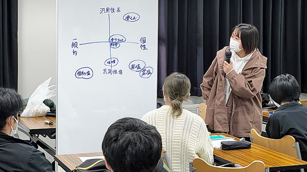 「農業マーケティング論」の授業の様子