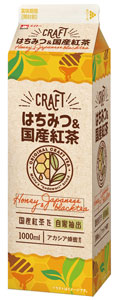 新発売の「CRAFT　はちみつ＆国産紅茶」