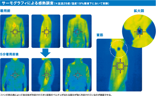 サーモグラフィによる感熱調査