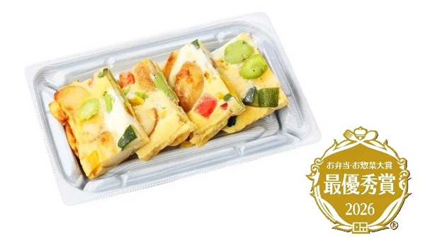 「惣菜部門」最優秀賞の「北海道産ポテトの彩り塩糀オムレツ」