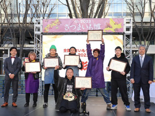 「全国やきいもグランプリ2023」でチャンピオンに決まった「神戸芋屋　志のもと」